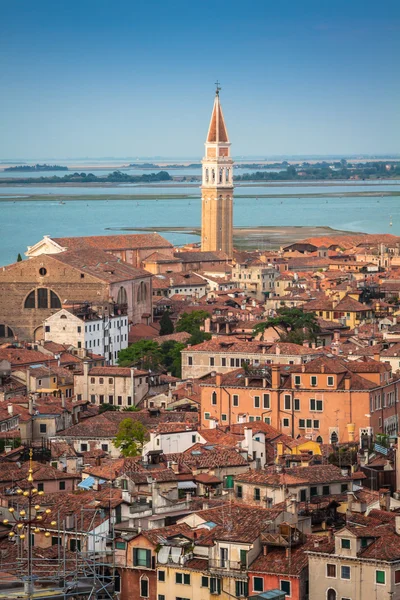 Panoráma města Benátky - pohled z campanile di san marco. UNESCO worl — Stock fotografie