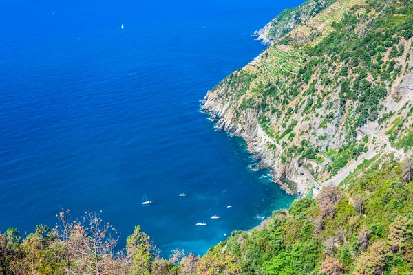 Riomaggiore kusten, cinque terre, Italien — Stockfoto