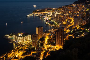  Geceleri monte carlo cote d'Azur-içinde görüş-in monaco