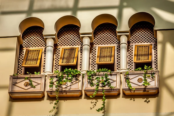 Windows in traditionele stijl. Tunis — Stockfoto