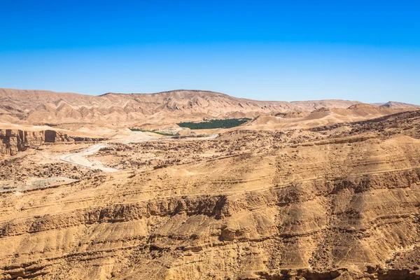 Beroemde berg oase chebika in Tunesië, Noord-Afrika — Stockfoto