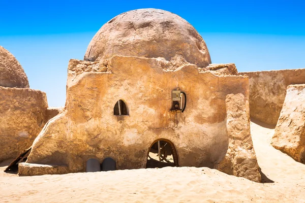 Les maisons de la planète Tatouine - Star Wars film set, Nefta Tunis — Photo