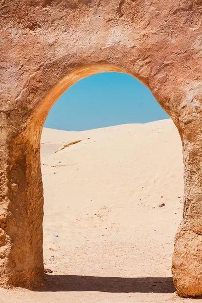 Les maisons de la planète Tatouine - Star Wars film set, Nefta Tunis — Photo