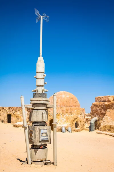 Die häuser vom planeten tatouine - star wars film set, nefta tunis — Stockfoto