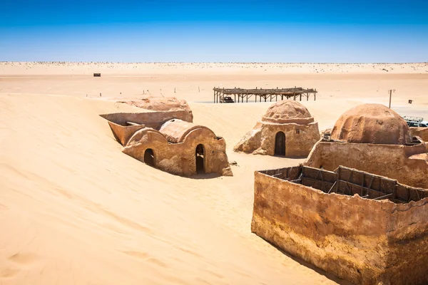 As casas do planeta Tatouine - set de filmes de Star Wars, Nefta Tunis — Fotografia de Stock