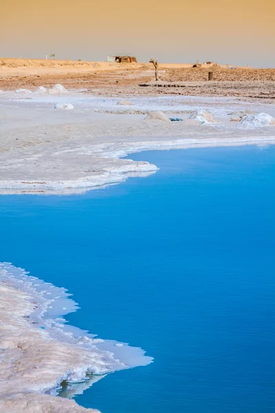Chott el Djerid, salt lake in Tunisia — Stock Photo, Image