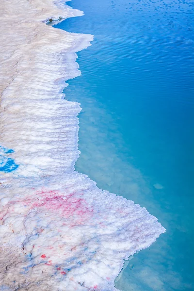 튀니지의 소금 호수인 Chott el Djerid — 스톡 사진