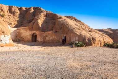 matmata, Tunus'ta Afrika'da ilkel insan konut mağaralar