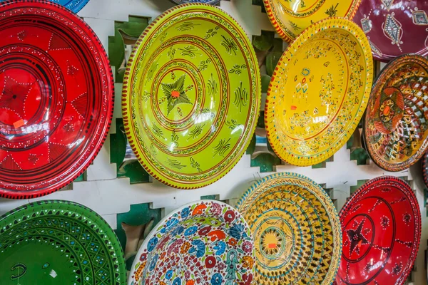 Earthenware in tunisian market — Stock Photo, Image