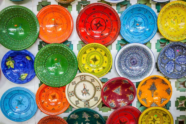 Keramiku v tuniském trhu — Stock fotografie