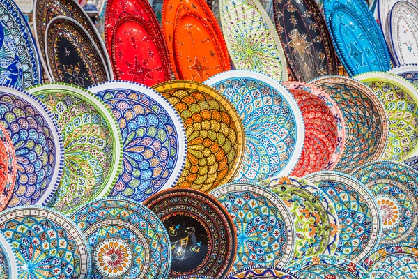 Faiança no mercado, Djerba, Tunísia — Fotografia de Stock