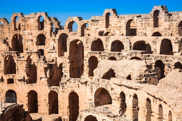 Amfitheater in El Jem, Tunesië — Stockfoto