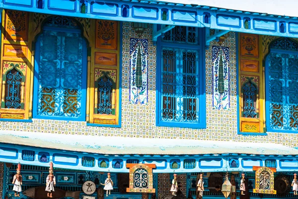 Παραδοσιακή αραβική αρχιτεκτονική στην Ελ Τζεμ, Τυνησία — Φωτογραφία Αρχείου