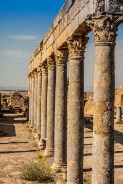 Kalıntıları Roma Capitol Thuburbo Majus, Tunus