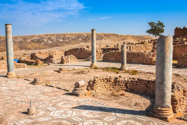 Ruinas romanas en Thuburbo Majus, Túnez — Foto de Stock