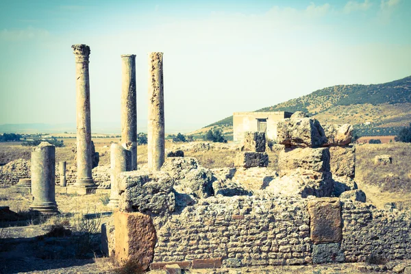 Reruntuhan Romawi di Thuburbo Majus, Tunisia — Stok Foto