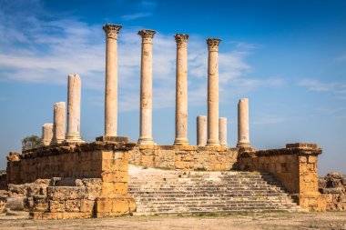 Thuburbo majus, Tunus kalan birkaç hangi onc sütun.