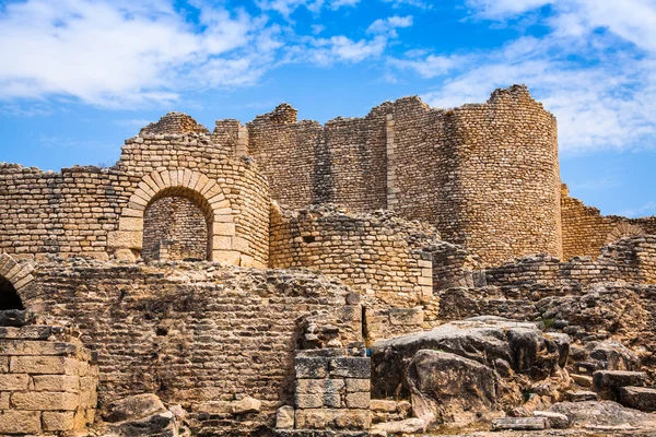 Ancient Roman city in Tunisia, Dougga — Stock Photo, Image