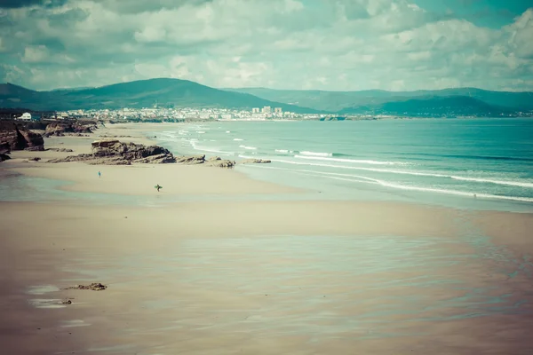 Playa de las Catedrales - Beautiful beach in the north of Spain. — Stock Photo, Image