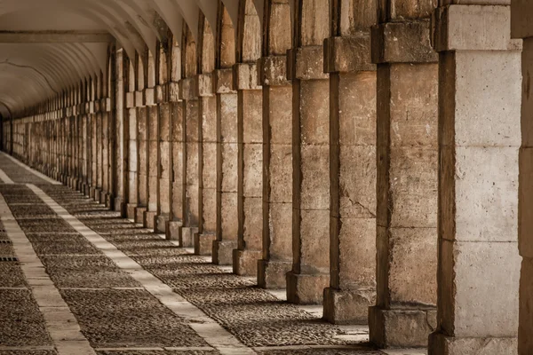 Hallway in Royal Palace of Aranjuez (Spain) — Stock Photo, Image