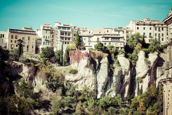 素晴らしいスペインの崖の岩に市クエンカ — ストック写真