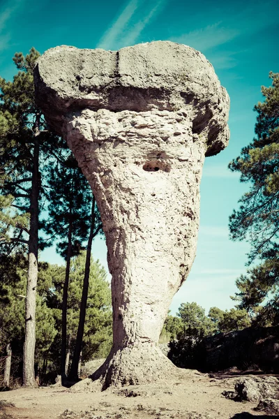 Die ciudad encantada (verwunschene Stadt), cuenca (Spanien)) — Stockfoto