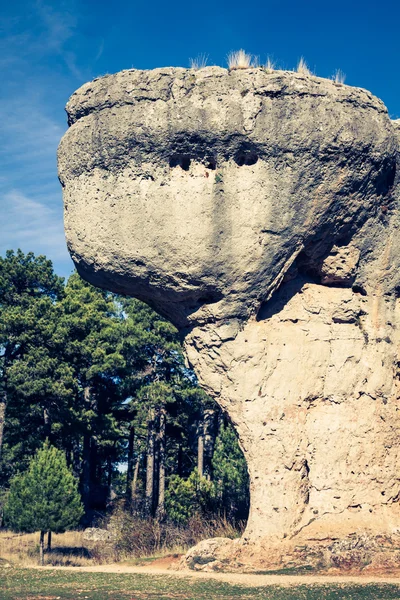 The Ciudad Encantada (Enchanted City), geological site in Cuenca — Stock Photo, Image