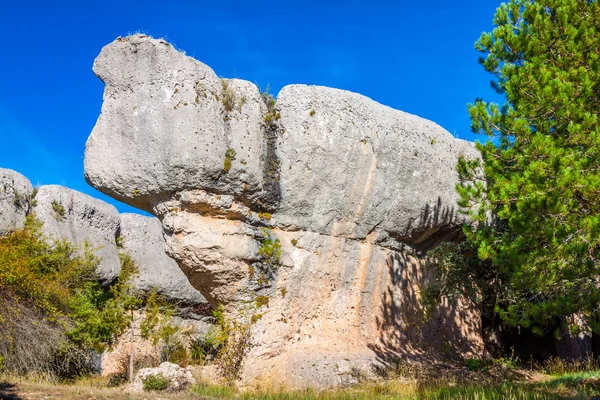 Ciudad Encantada (Enchanted město), geologické stránky v Cuenca — Stock fotografie