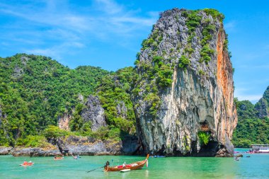 Tayland'daki phang nga Milli Parkı güzel sahne