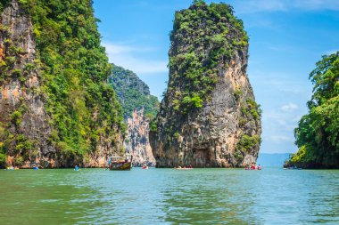 Tayland'daki phang nga Milli Parkı güzel sahne