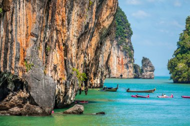 Tayland'daki phang nga Milli Parkı güzel sahne