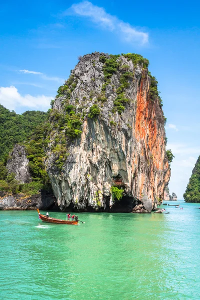 Bela paisagem do Parque Nacional Phang Nga na Tailândia — Fotografia de Stock