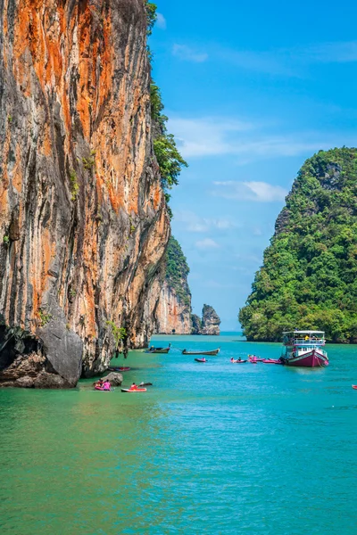 Piękne krajobrazy Parku Narodowego phang nga w Tajlandii — Zdjęcie stockowe