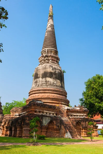 Wat Yai Chaimongkol Temple in Ayutthaya Thailand — Stock Photo, Image