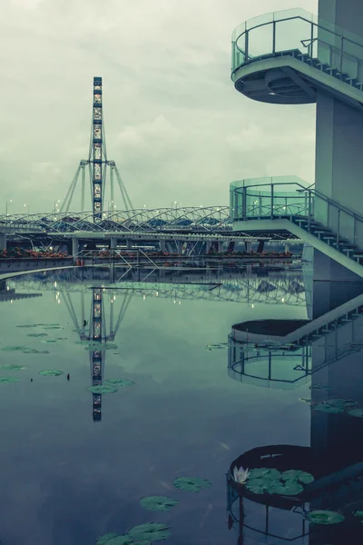 Singapore flyer - největší ruské kolo na světě. — Stock fotografie