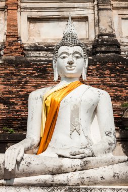 Buda heykelinin Ayutthaya Tayland