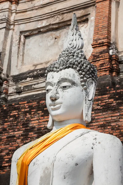 Buddha al statuii din Ayutthaya Thailanda — Fotografie, imagine de stoc