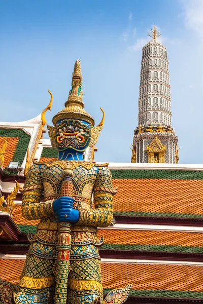 Démon Guardian Wat Phra Kaew Grand Palace Bangkok — Photo