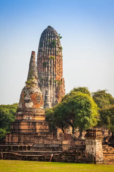 Old Temple of Ayuthaya, Thailand — Stock Photo, Image