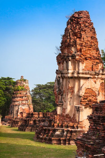 アユタヤ、タイの古いお寺 — ストック写真