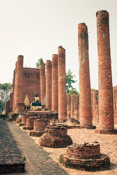 Ayutthaya Historical Park, Ayutthaya, Thailand. — Stock Photo, Image