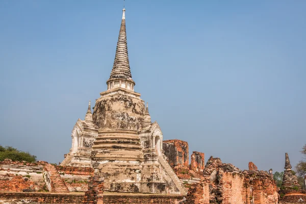 Wat Phrasisanpetch en el Parque Histórico de Ayutthaya, Ayutthaya , — Foto de Stock