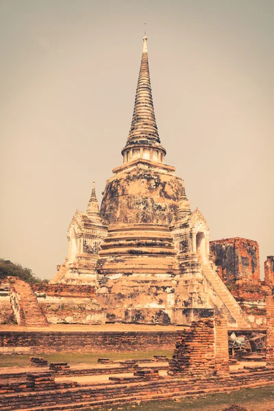 Wat Phrasisanpetch in the Ayutthaya Historical Park, Ayutthaya, — Stock Photo, Image