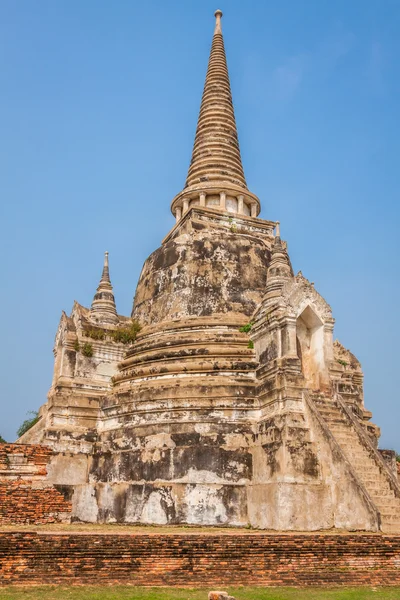 Pagoda en el Templo Wat Phra Sri Sanphet, Ayutthaya, Tailandia — Foto de Stock