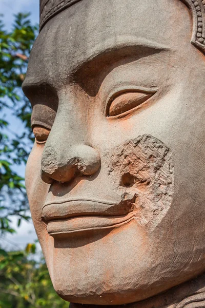 Gezicht. Angkor Wat Angkor Thom. Cambodja — Stockfoto