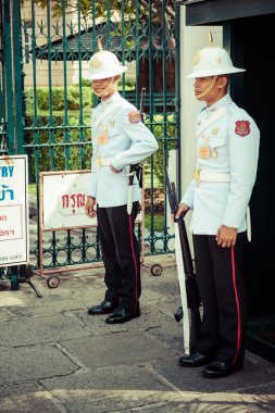 Bangkok, Tayland, 13 Aralık, 2013:Kings Muhafız Grand Royal Pal