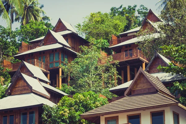 Bir lüks resort Phi Phi Island, tropikal bir Tayland ada — Stok fotoğraf