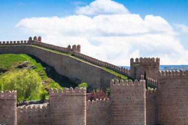 Avila. Ayrıntılı görünümünü: Avila duvar, olarak da bilinen murallas de avila.