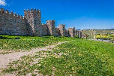 avila, İspanya, unesco listesinde doğal ortaçağ şehir duvarları