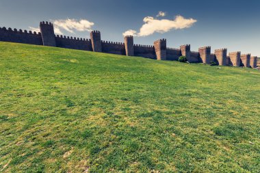 avila, İspanya, unesco listesinde doğal ortaçağ şehir duvarları